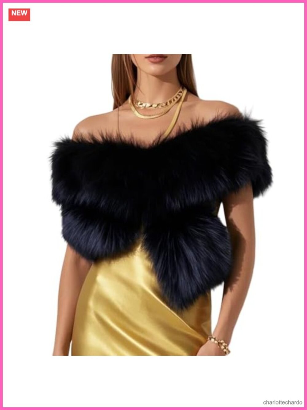 Faux Fur Collar Scarf Wrap Winter Warm Shawl Neck Warmer